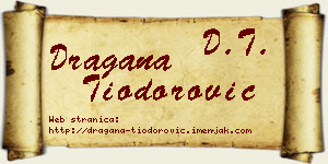 Dragana Tiodorović vizit kartica